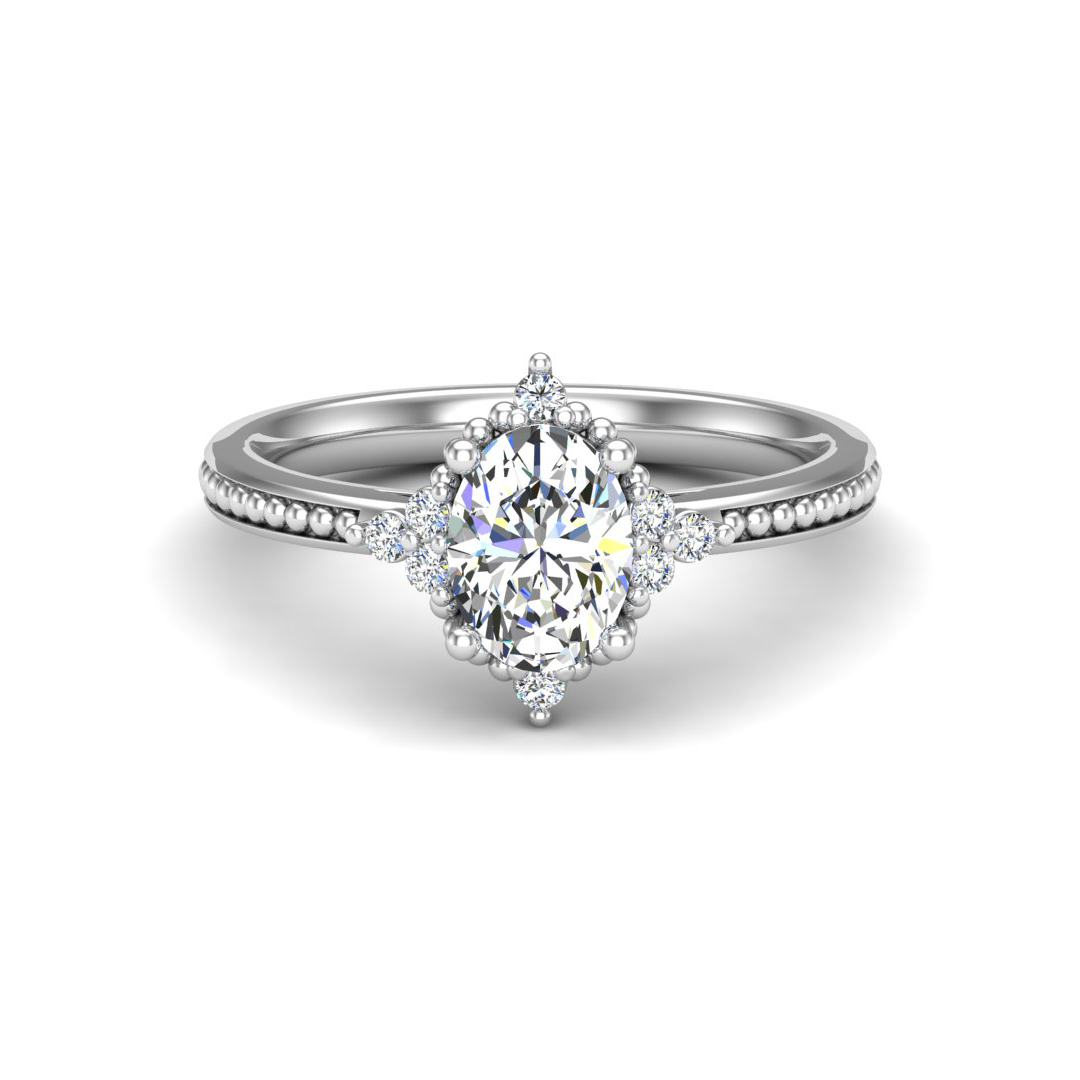 Ainsley Halo Engagement Ring